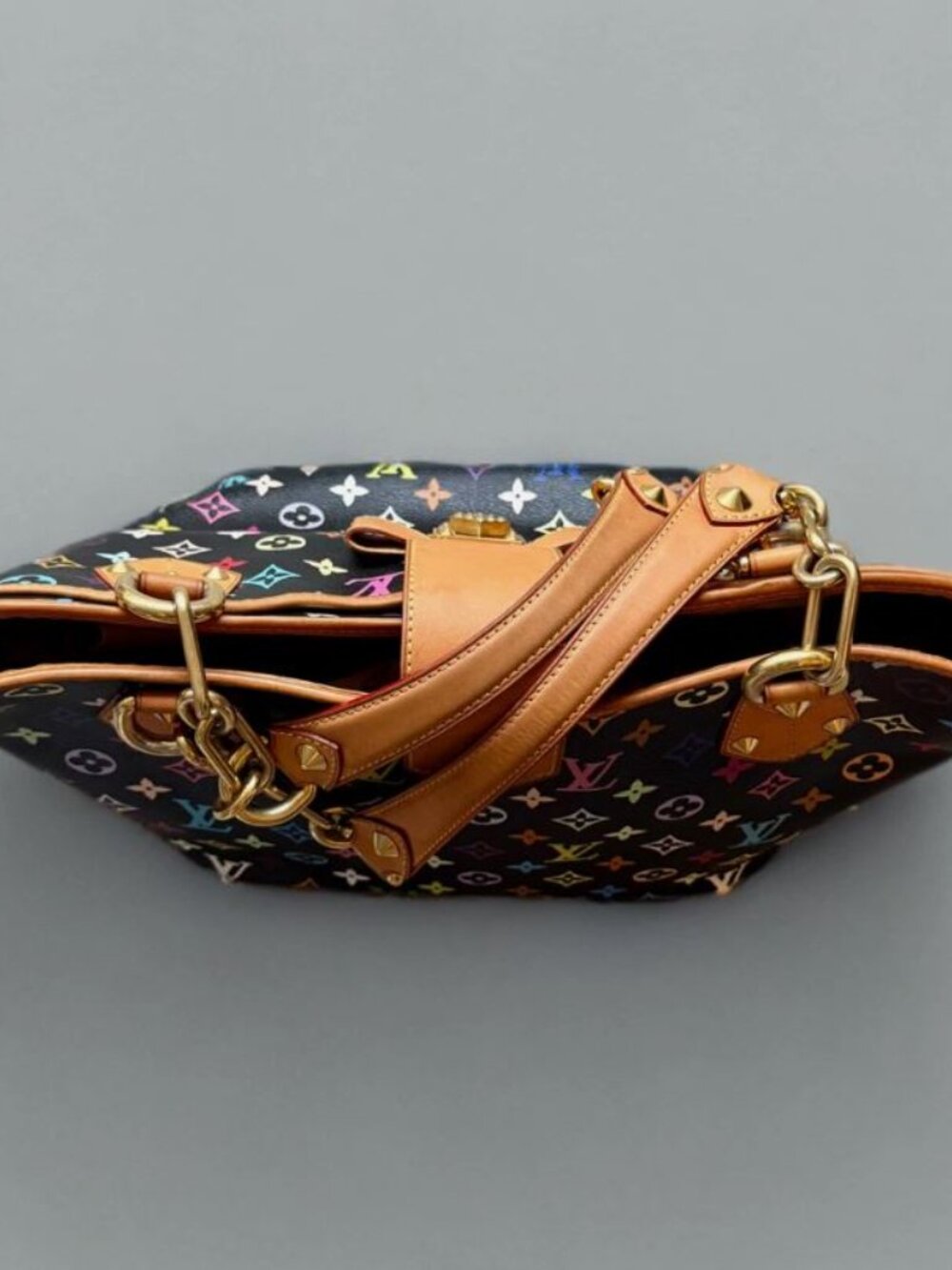 Louis Vuitton x Takashi Murakami Annie GM Handbag Multicolor Monogram - Picture 3 of 16